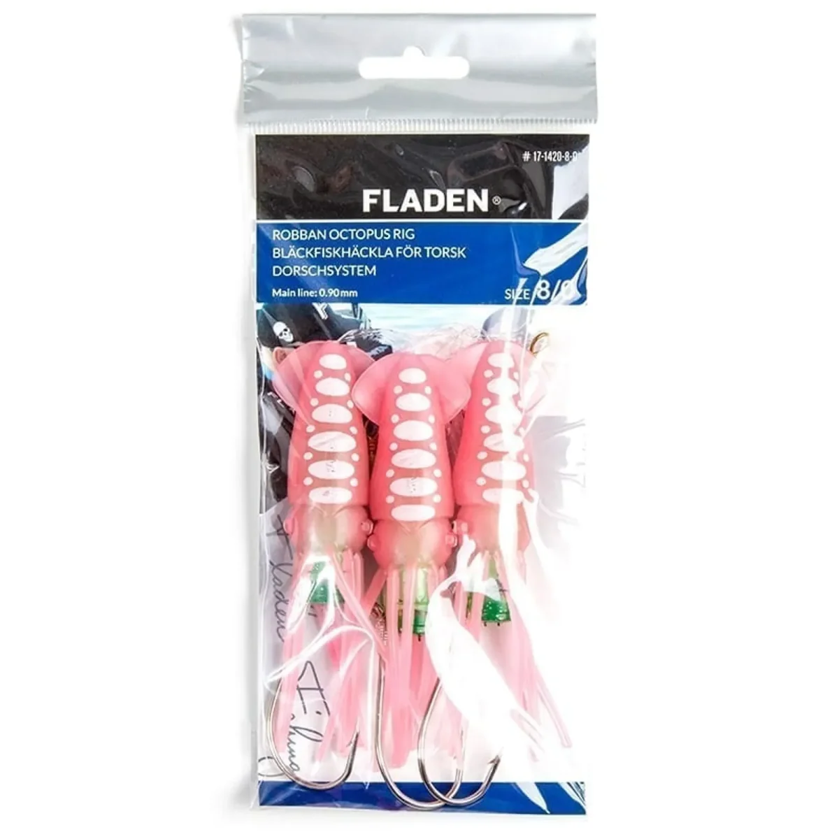 Robban Octopus flashlight pink/white
