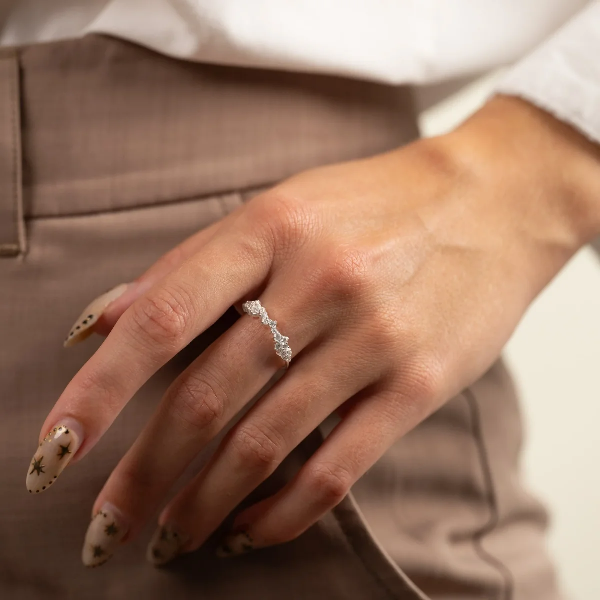 CLAIR CRYSTAL SILVER RING - Bild 5