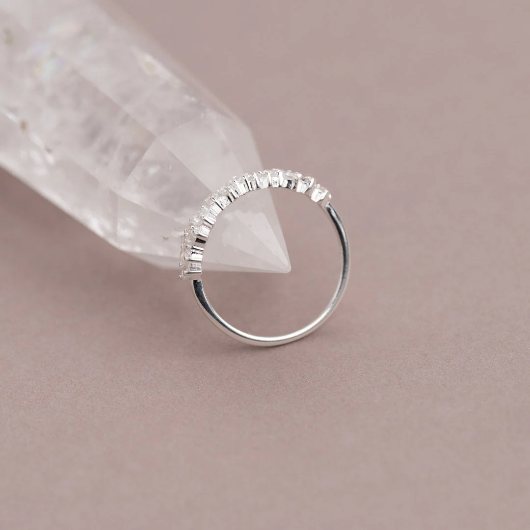 CLAIR CRYSTAL SILVER RING - Bild 6