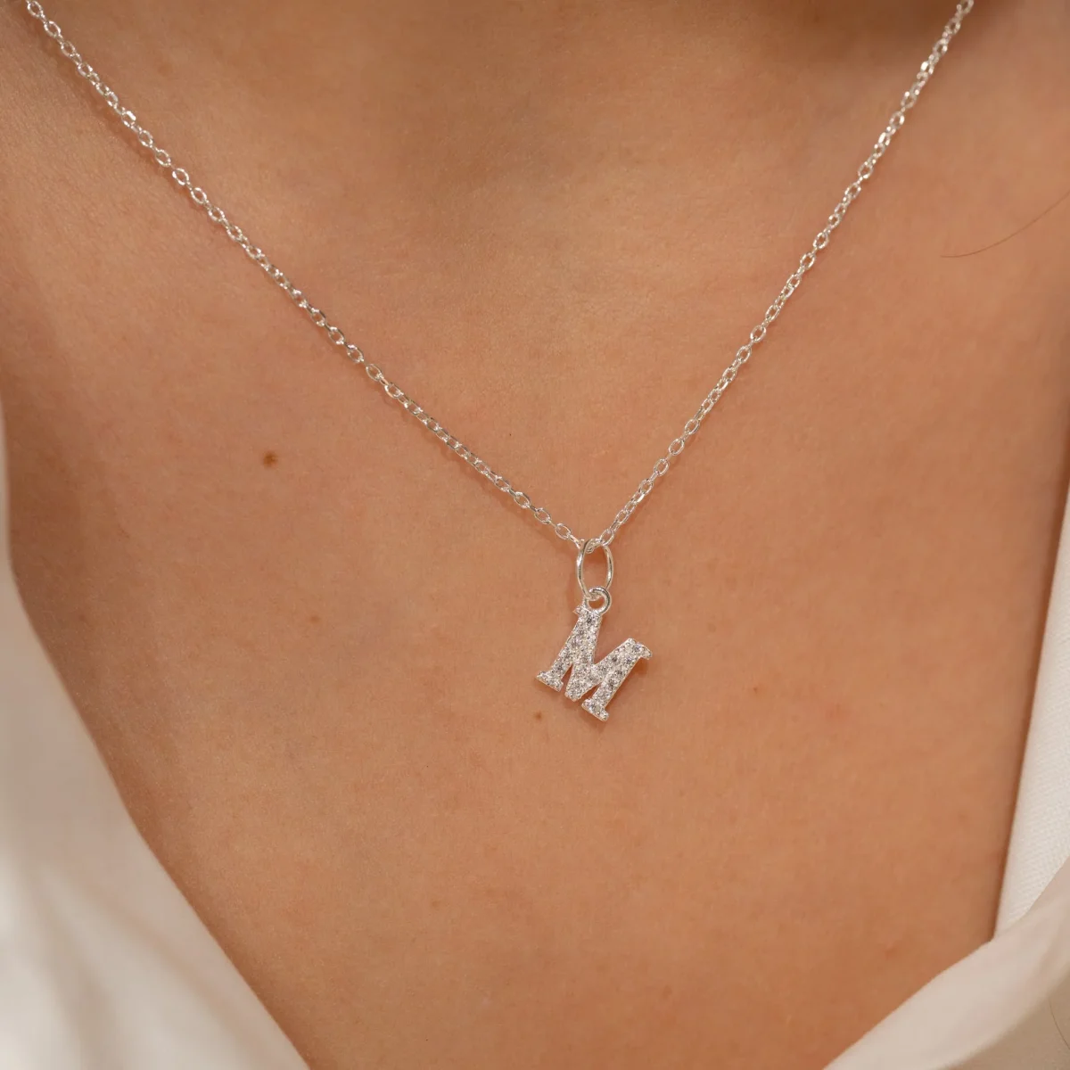LETTER CRYSTAL SILVER PENDANT - Bild 3