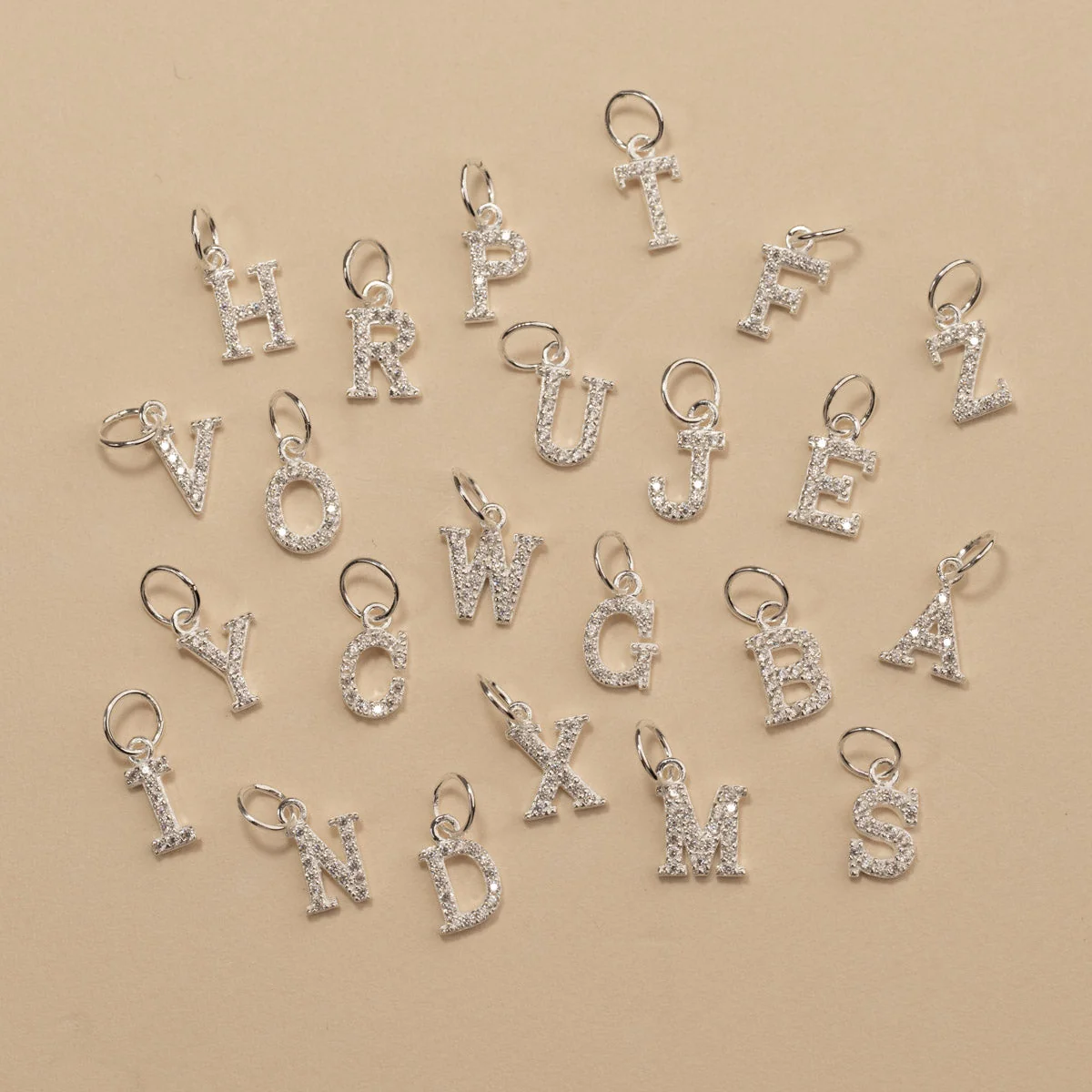 LETTER CRYSTAL SILVER PENDANT - Bild 2